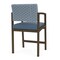 Lesro Lenox Steel Hip Chair Metal Frame, Bronze, RS Rain Song Back, MD Titan Seat LS1161 - alternate 3
